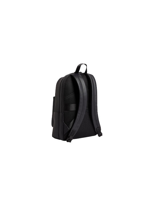 Calvin Klein Men's Leather Backpack Black