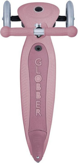 Globber Kinderroller Klappbar GoUp Foldable Plus 3-Rad mit Sitz für 15+ Monate Rosa