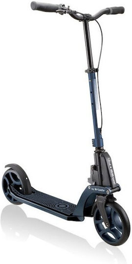 Globber Kids Scooter Foldable Globber One K 200 Piston 2-Wheel for 14+ Years Blue