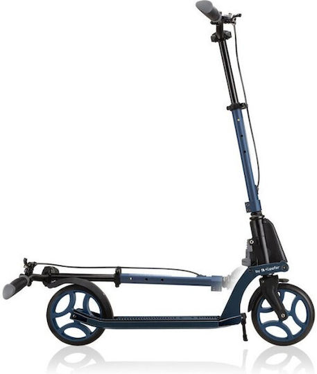 Globber Kids Scooter Foldable Globber One K 200 Piston 2-Wheel for 14+ Years Blue