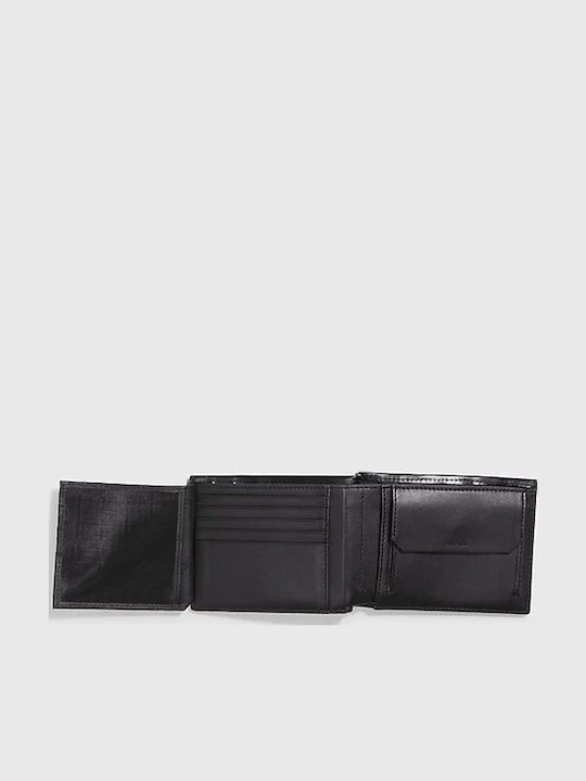 Leather Men's Wallet Classic with RFID Black