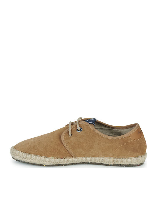 Tourist Classic Wildleder Herren Espadrilles in Tabac Brown Farbe