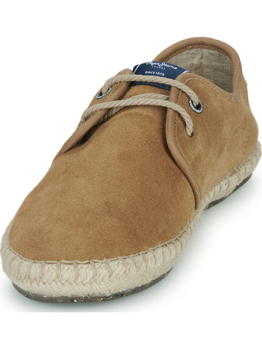 Tourist Classic Wildleder Herren Espadrilles in Tabac Brown Farbe