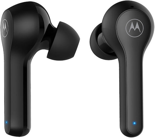 Motorola BUDS 085 In-ear Bluetooth Handsfree Ακουστικά με Θήκη Φόρτισης Μαύρα