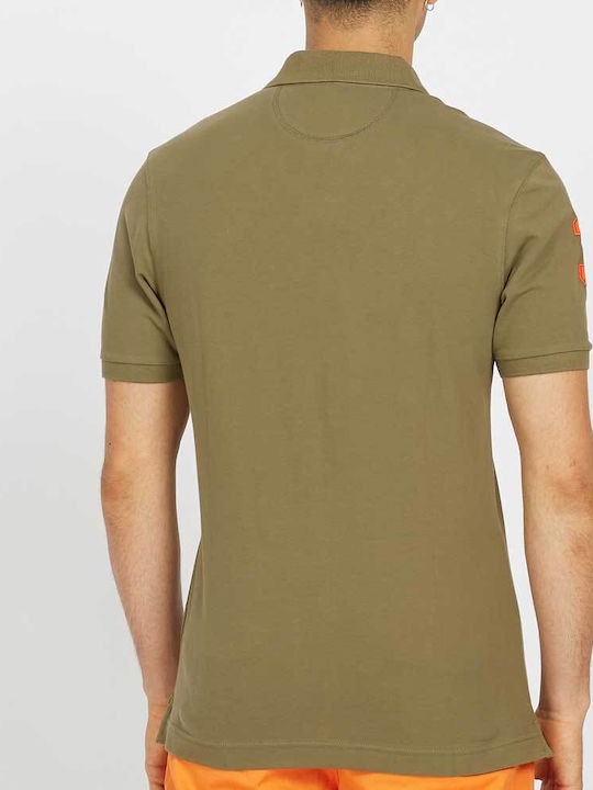 La Martina Ανδρικό T-shirt Polo Burnt Olive