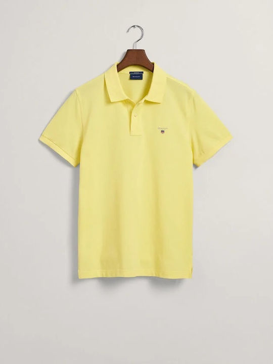 Polo Kurzarmbluse Clear Yellow