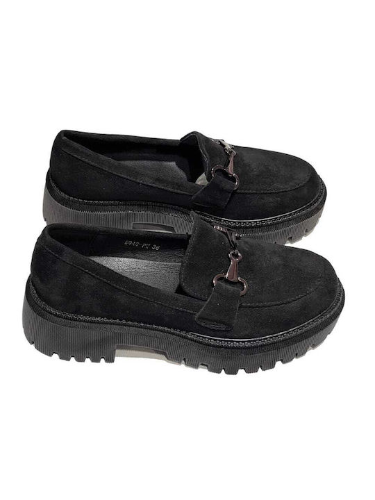 Verde Women's Moccasins in Black Color