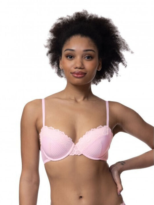 Karly Bra with Light Padding Underwire Pink/Blue