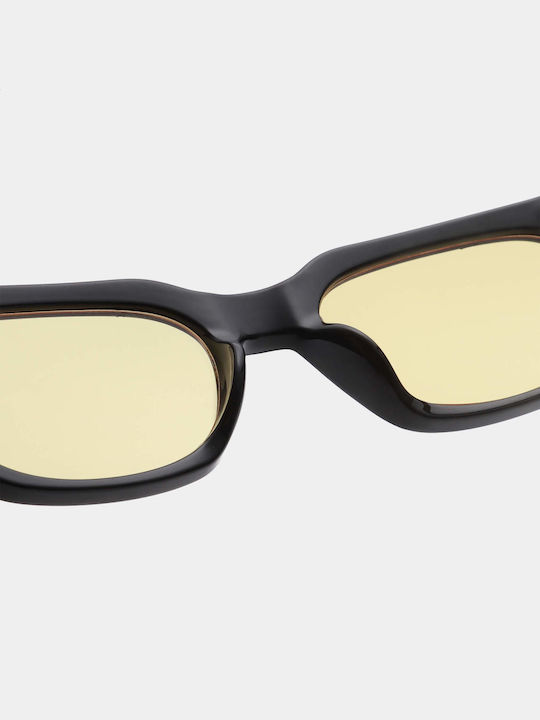 A.Kjaerbede Bror Unisex Γυαλιά Ηλίου με Κοκκάλινο Σκελετό Black - Yellow
