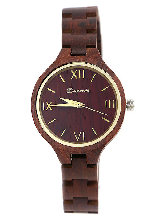 Daponte Uhr mit Batteriewerk