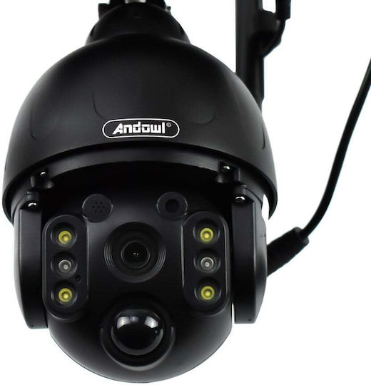 Andowl Q-SX80 IP Cameră de Supraveghere Wi-Fi/4G Full HD 1080p Rezistentă la apă Pe baterii cu Comunicare Bidirecțională
