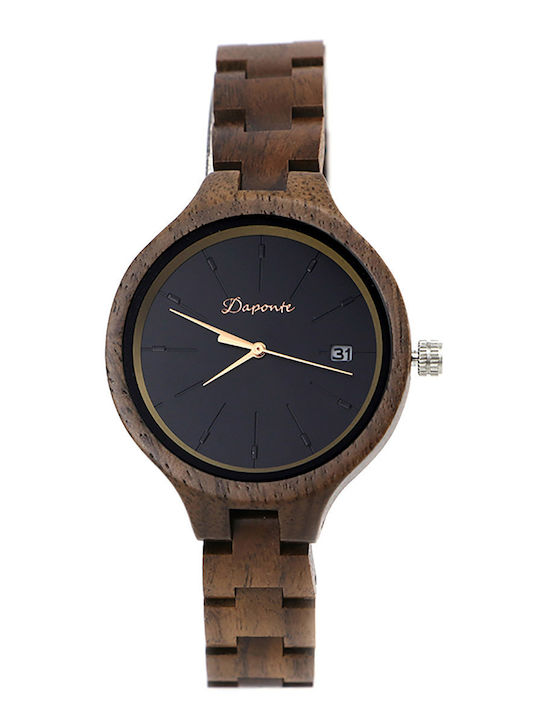 Daponte Uhr mit Batteriewerk