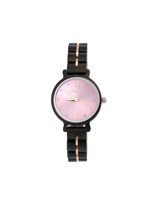 Daponte Watch with Black Wooden Bracelet