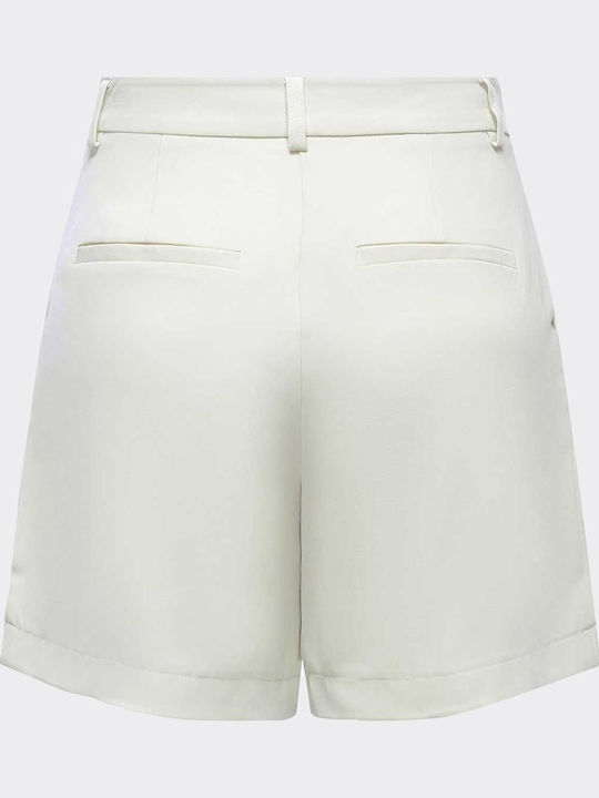 Women's High-waisted Shorts Cloud Dancer