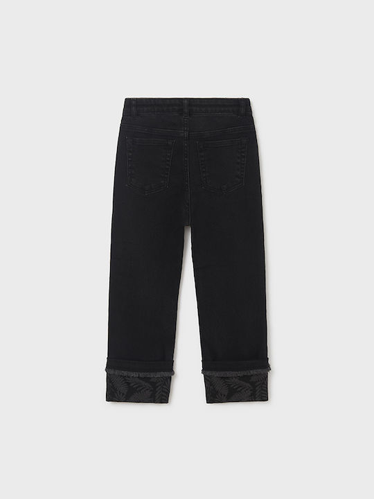 Mayoral Girls Denim Trouser Black