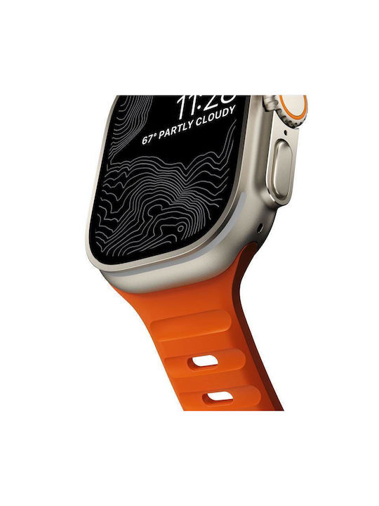 Nomad Sport Λουράκι Σιλικόνης Πορτοκαλί (Apple Watch 42/44/45mm)