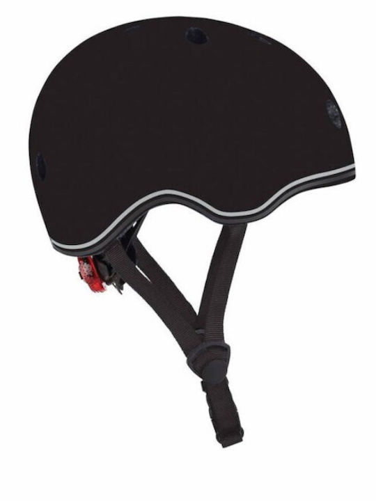 Globber Go Up Lights Cască pentru biciclete / trotinete pentru copii pentru biciclete și trotinete Negru cu lumină LED încorporată
