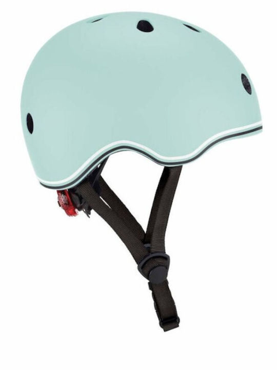 Globber Go Up Lights Kids' Helmet for City Bike Green Mint