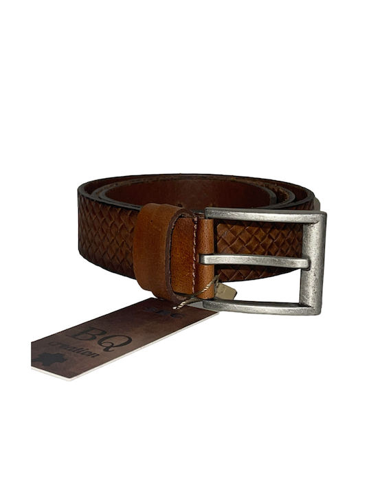 SBC BQ Creation Leather Men's Brown Belt 002