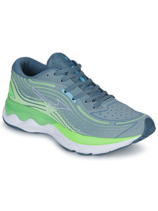 Mizuno Wave Skyrise 4 Bărbați Pantofi sport Alergare Albastre