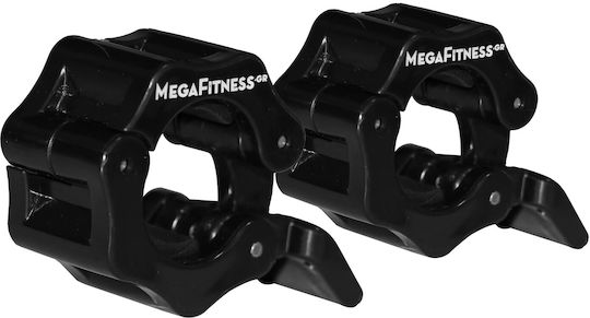 MegaFitness Lock-Jaw Collar Set for Dumbbells/Barbells Ø28mm 2pcs
