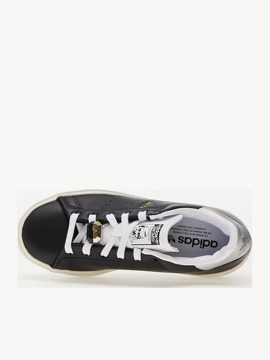 Stan Smith Bonega Damen Flatforms Sneakers Core Black / Cloud White / Gold Metallic