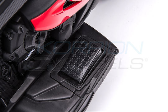 Motocicletă pentru copii Licențiat Electrică 12 volți Roșu
