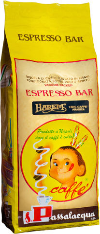 Passalacqua Espresso Coffee Arabica Jamaica Harem Whole Beans 1kg