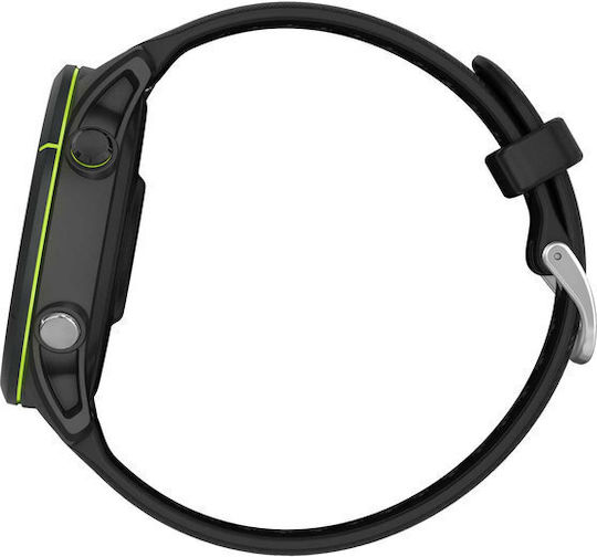 Garmin Forerunner 255 Music 46мм Водоустойчив Смартчасовник с Пулсомер (Черен)