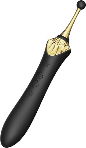 Zalo Bess 2 Clitoral Vibrator Clitoral Vibrator 22cm Obsidian Black