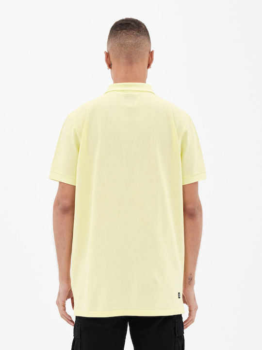 Emerson Ανδρικό T-shirt Polo Lime Yellow