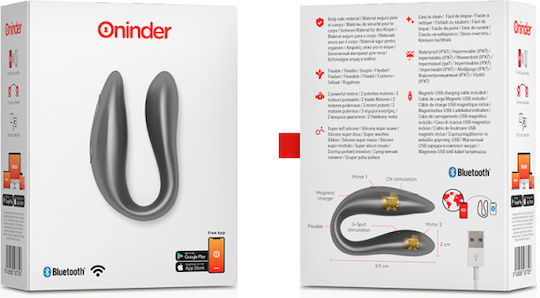 Oninder Вибратор G-Spot G-Spot & Clitoral Stimulator Черно