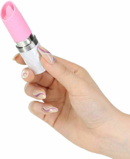 BMS Factory Lusty Luxurious Flickering Massager Mini Δονητής Μασάζ 9.4cm Pink