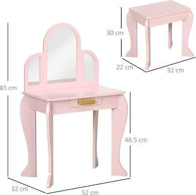 HomCom Kids Beauty Vanity