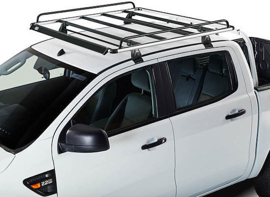 Cruz Σχάρα Οροφής Αυτοκινήτου Αλουμινίου 130x120cm Universal (Σετ χωρίς πόδια)