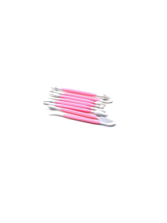 Decorating Tools made of Plastic Pink 8pcs