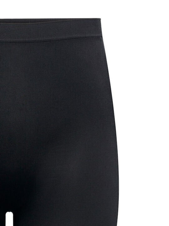 Schulung Frauen Fahrrad Leggings Hochgeschnitten Schwarz