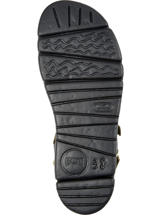 Oruga Up Γυναικεία Σανδάλια Flatforms Μαύρα