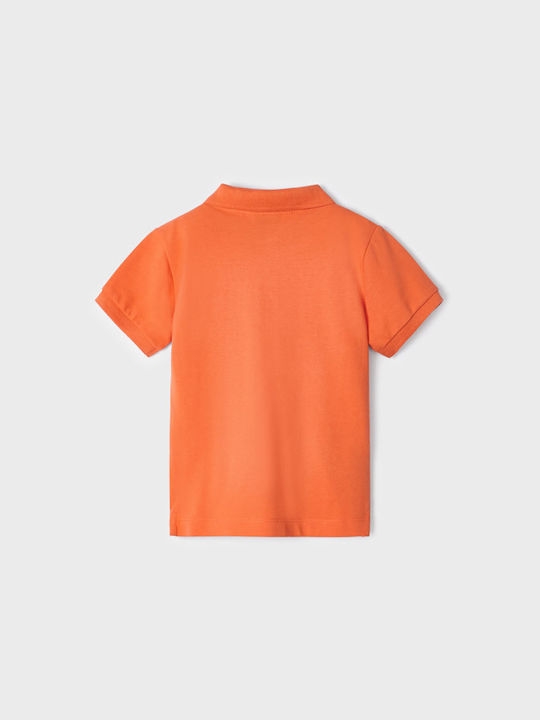 Mayoral Kids Polo Short Sleeve Orange