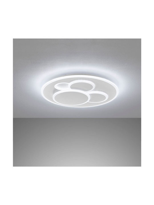 Fischer Honsel Dots Modern Plastic Ceiling Light with Integrated LED 40pcs White