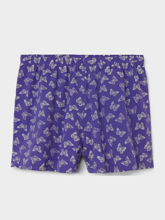 Name It Kids' Pajamas Summer Cotton Lilac