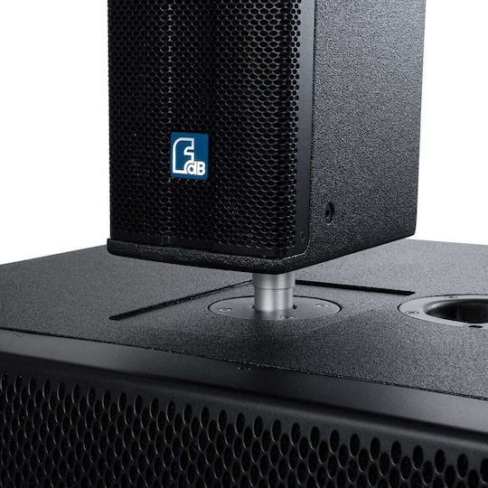 GloboStar 98028 Powered Pair Subwoofer PA 600W 18" 71x70x47.5cm.