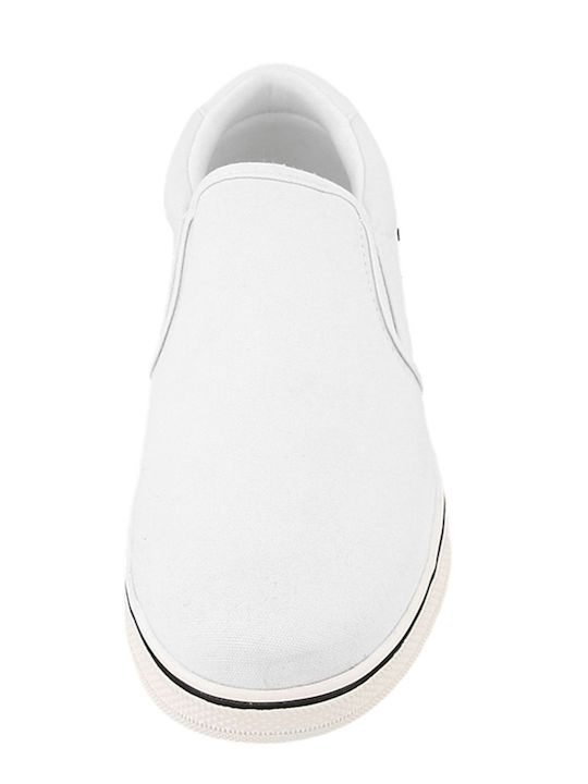 Ceni Stoff Herren Slip-Ons Weiß