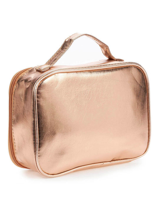 Verde Women's Toiletry Bags Rose Gold Transparent