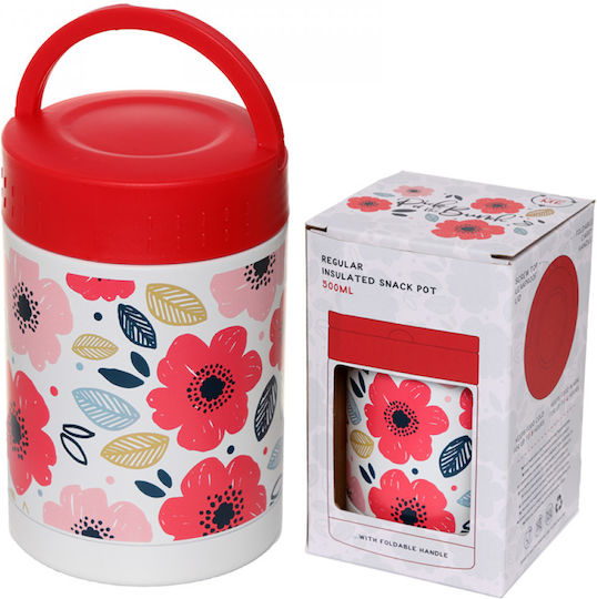 Puckator Poppy Termos pentru Mâncare pentru Bebeluși Oțel inoxidabil 400ml