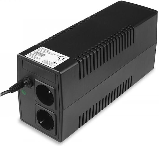Volt Polska PICO UPS Line-Interactive 800VA 480W με 2 Schuko Πρίζες