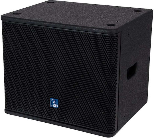 GloboStar ES110SA Active Wall Installation Speaker 600W Piece 44.5x44.5x37.5cm Black
