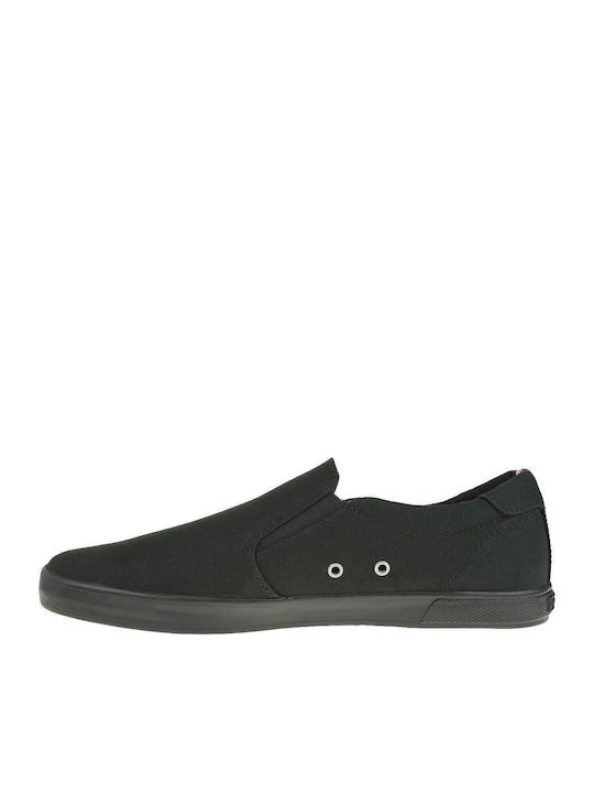 Men's Canvas Slip-Ons Triple Black