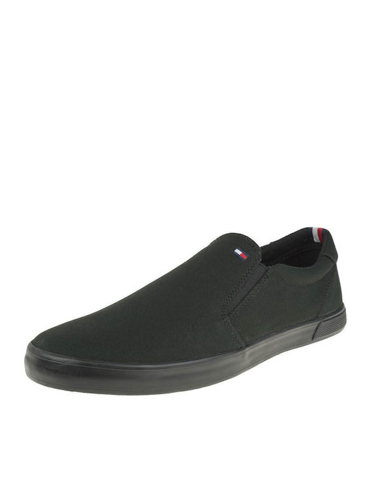 Men's Canvas Slip-Ons Triple Black