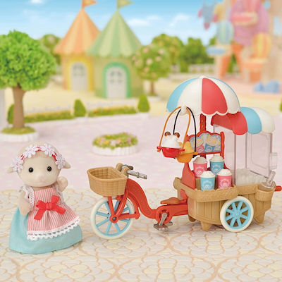 Epoch Toys Miniatur-Spielzeug Popcorn Delivery Trike Sylvanianische Familien (Verschiedene Designs/Sortimente von Designs) 1 Stk